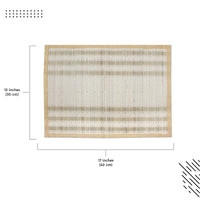 Madur Kathi Beige Placemat (Pack of 4)