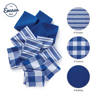 Cotton Blue Kitchen Towel (Pack of 12)