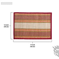 Madur Kathi Red Placemat (Pack of 4)