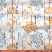 Printed Satin Fabric by Meter | Wide - 58 Inch Width (147 cm) | Soft Polyester Cloth for Curtains, Cushion Covers, Dresses, Kurtis, Crafts, Craft Sewing & Home Decor