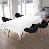 Damask Tablecloth White Table Cloth (Pack of 1)