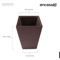 PU-Leather Copper Leather Dustbin