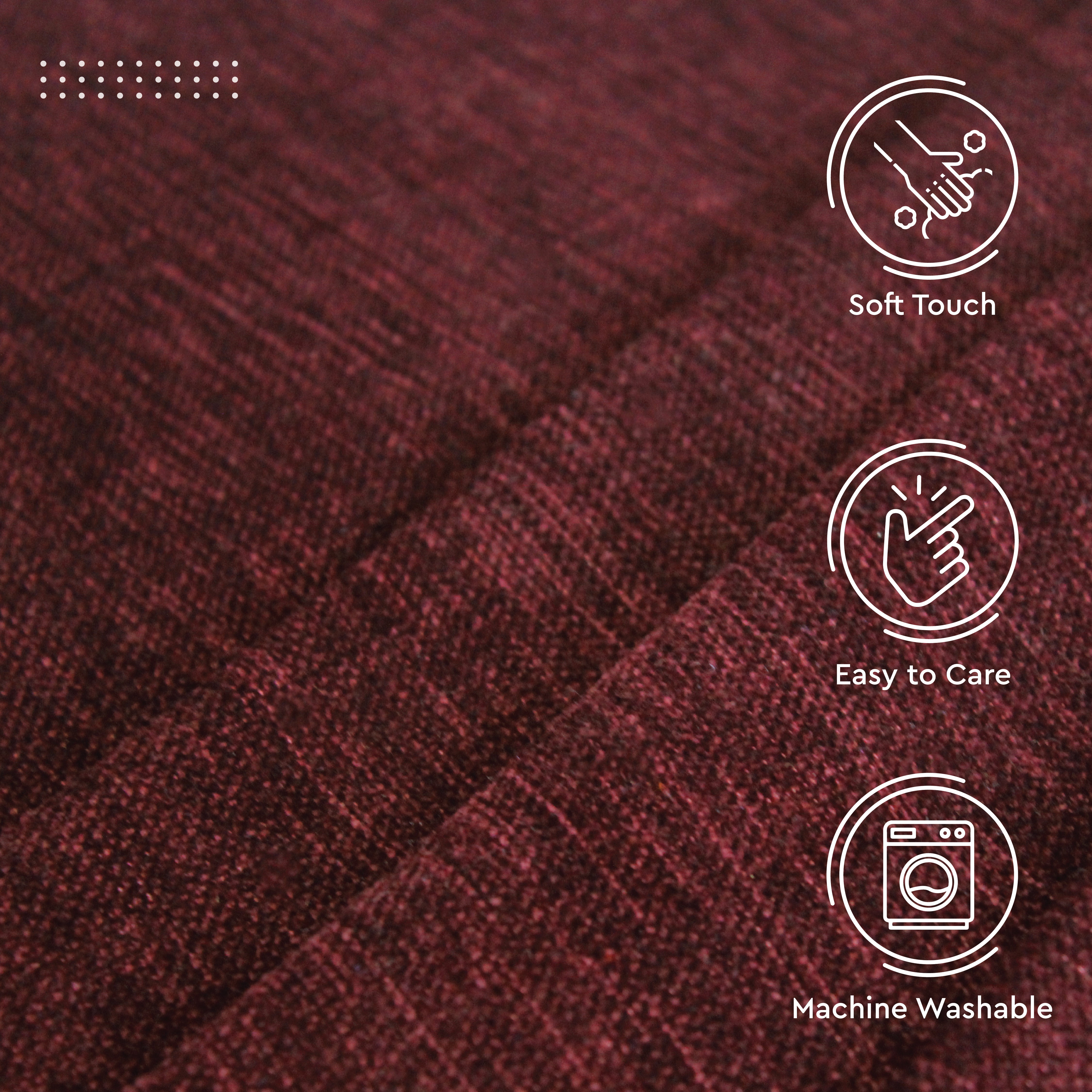 Chenille Textured Fabric Decorative Soft Rich Cloth with Plain Colours for Sofa, Furnishing, Upholstery, Curtains, Cushions and Craft - 39"x54"/100x137 cm