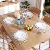 Cotton Printed Grey Placemat (Pack of 4)