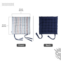 20s Sheeting Aztec & Scotch Blue Chairpad (Pack of 4)