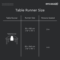 PVC Leather Dark Grey Table Runner
