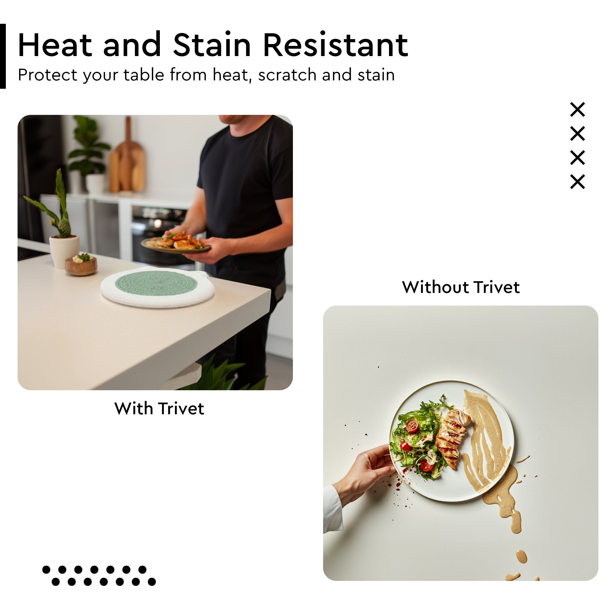 Cotton Sage Combo Trivet