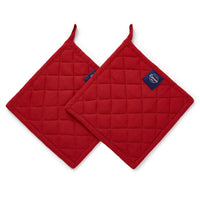 Yarn Dyed Cotton Red Potholder (Pack of 4)