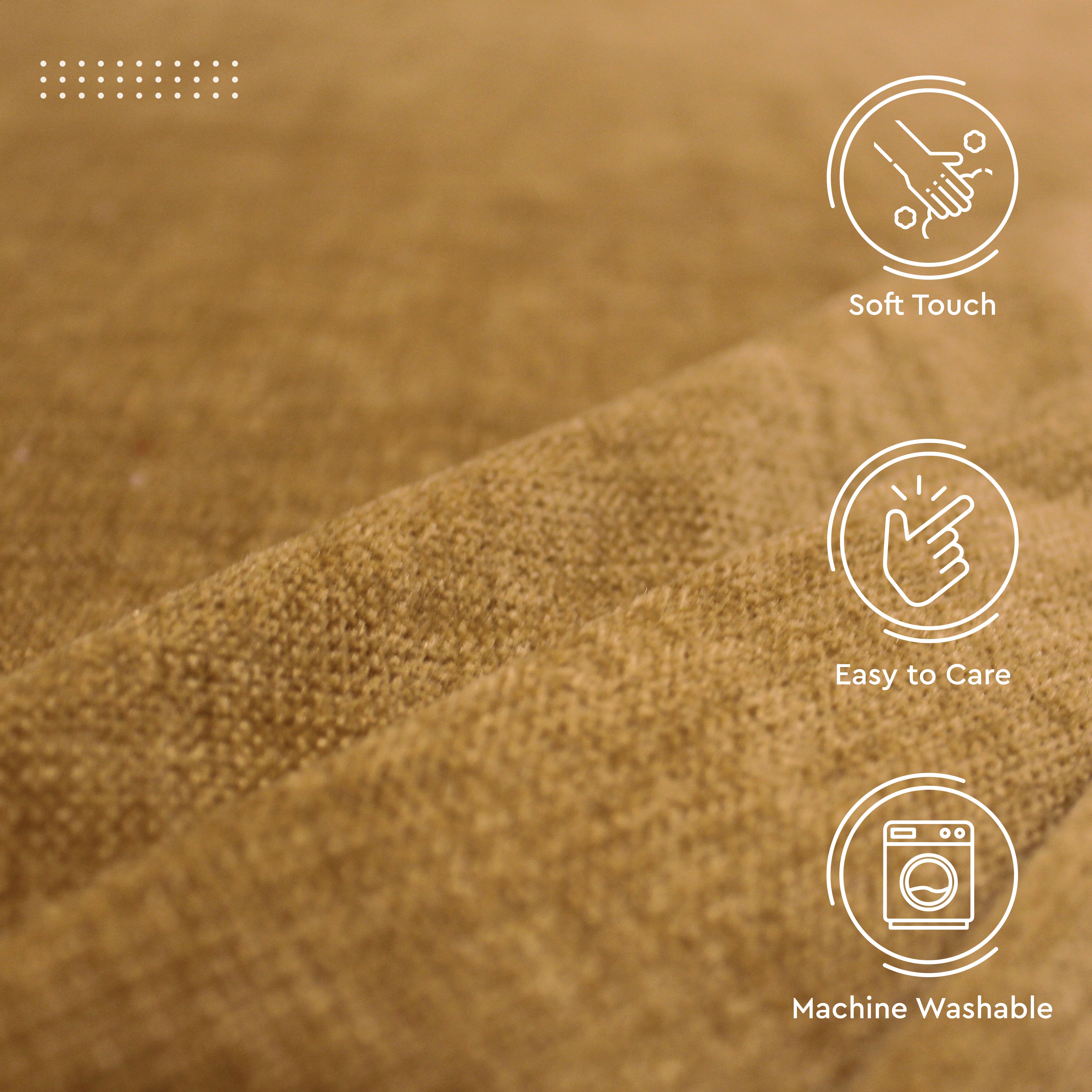 Chenille Textured Fabric Decorative Soft Rich Cloth with Plain Colours for Sofa, Furnishing, Upholstery, Curtains, Cushions and Craft - 39"x54"/100x137 cm