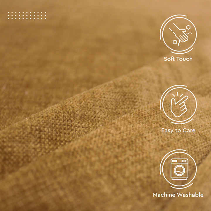 Chenille Textured Fabric Decorative Soft Rich Cloth with Plain Colours for Sofa, Furnishing, Upholstery, Curtains, Cushions and Craft - 39"x54"/100x137 cm