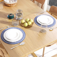 Cotton Blue Mandala Print Placemat (Pack of 2)