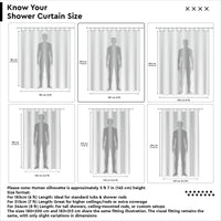 Polyester ZZ Teal Shower Curtain (Pack of 1)