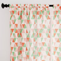 Micro Big Triangles Tomato Curtain (Pack of 2)
