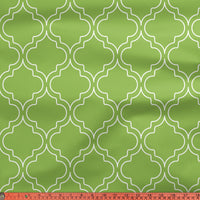 Printed Satin Fabric by Meter | Wide - 58 Inch Width (147 cm) | Soft Polyester Cloth for Curtains, Cushion Covers, Dresses, Kurtis, Crafts, Craft Sewing & Home Decor