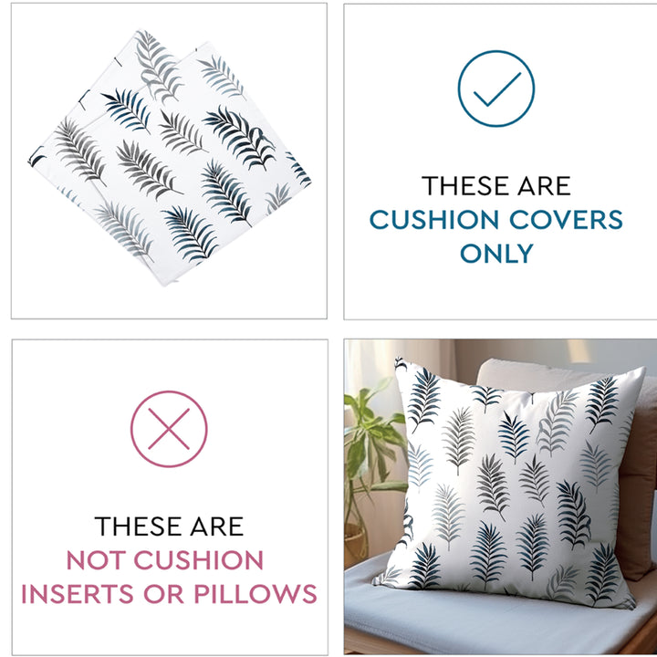 Micro Palm Leaves Cushion Cover