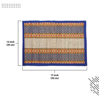 Madur Kathi Blue Placemat (Pack of 4)