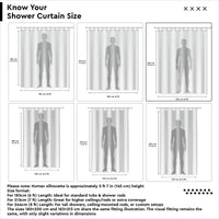 Polyester Mint Shower Curtain (Pack of 1)