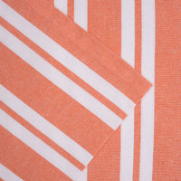 RC Yarn-Dyed Franca Orange Stripes Cushion Cover (Pack of 2)