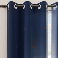 Blackout J2 Blue Curtain (Pack of 1)