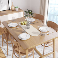 Cotton Off White Table Runner (Pack of 1)
