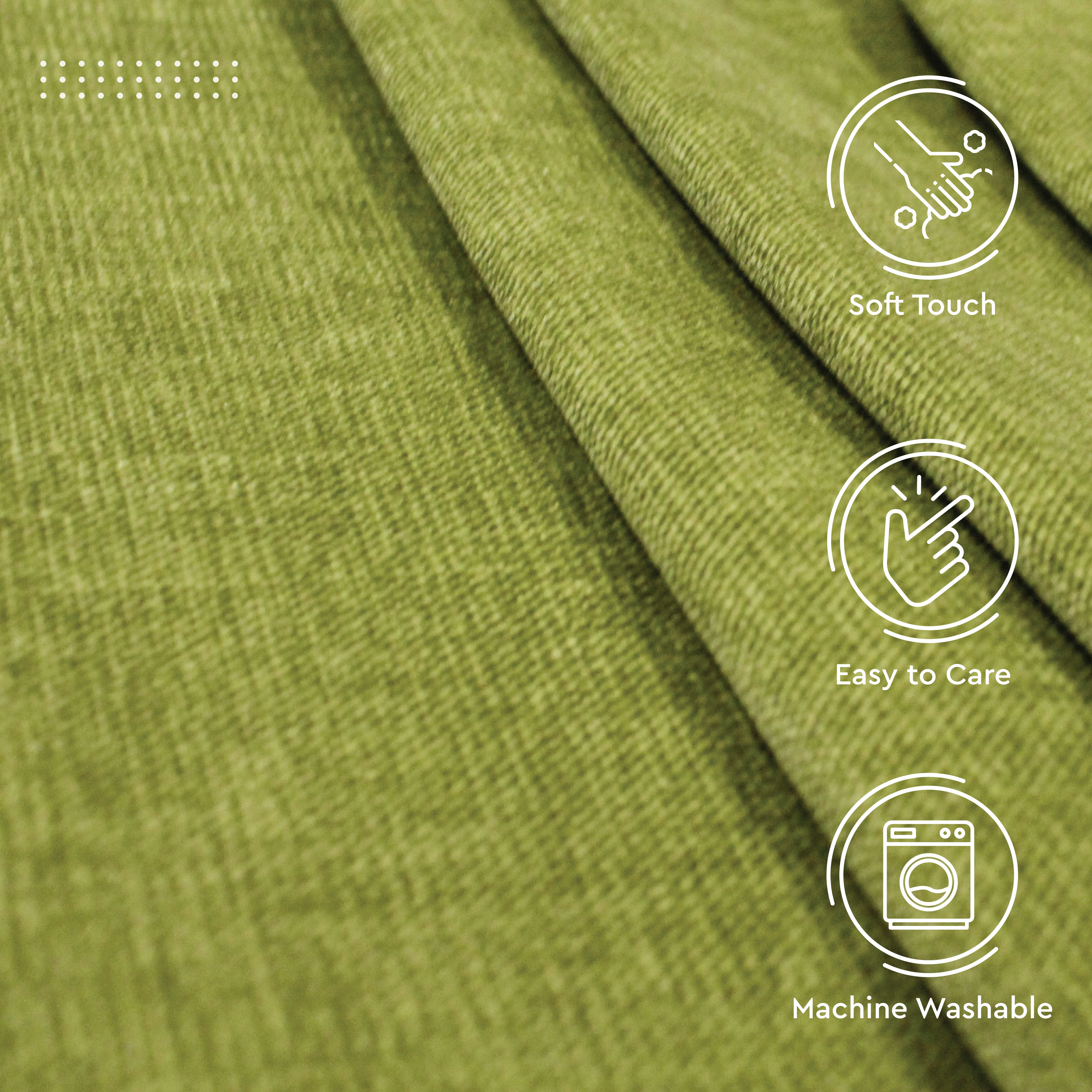 Chenille Textured Fabric Decorative Soft Rich Cloth with Plain Colours for Sofa, Furnishing, Upholstery, Curtains, Cushions and Craft - 39"x54"/100x137 cm