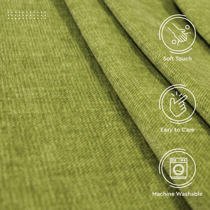 Chenille Textured Fabric Decorative Soft Rich Cloth with Plain Colours for Sofa, Furnishing, Upholstery, Curtains, Cushions and Craft - 39"x54"/100x137 cm