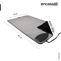 Cotton Grey Luxury Antiskid Ironing Mat (Pack of 1)