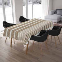 Cotton Brown Bunting Table Cloth (Pack of 1)