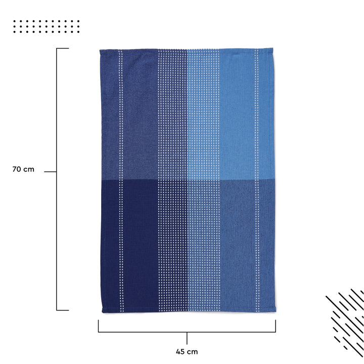 Cotton Blue Kitchen Towel