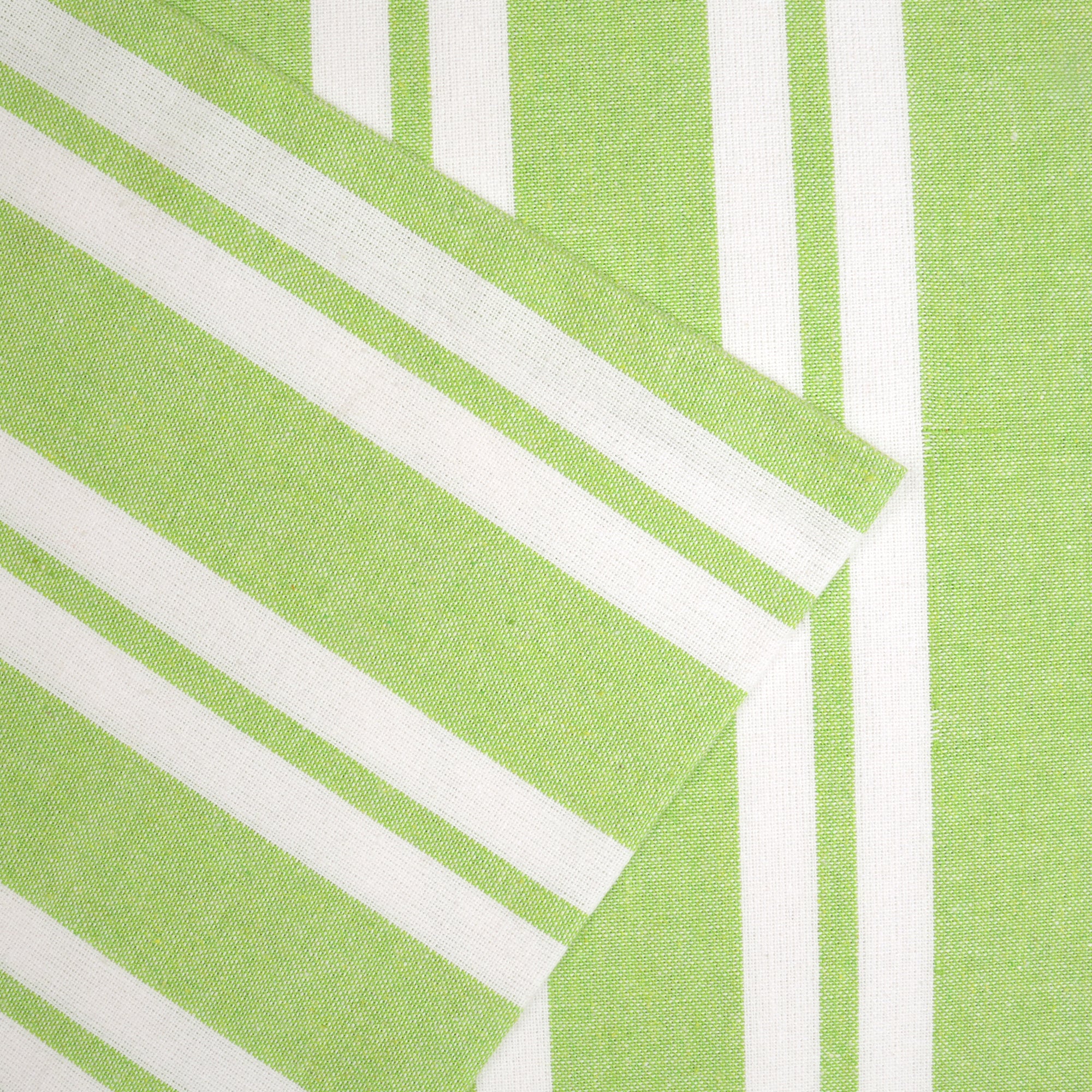 RC Yarn-Dyed Franca Lime Stripes Cushion Cover (Pack of 2)