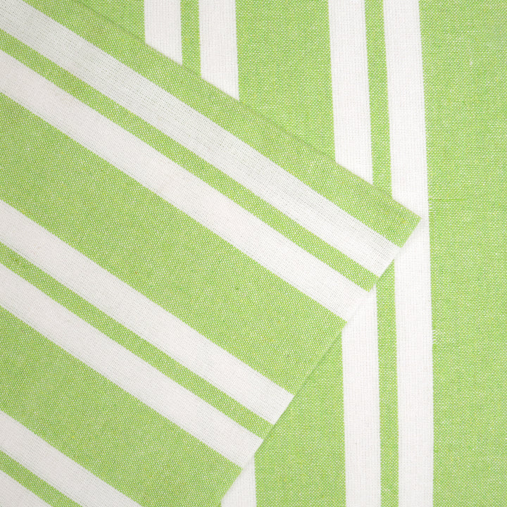 RC Yarn-Dyed Franca Lime Stripes Cushion Cover (Pack of 2)