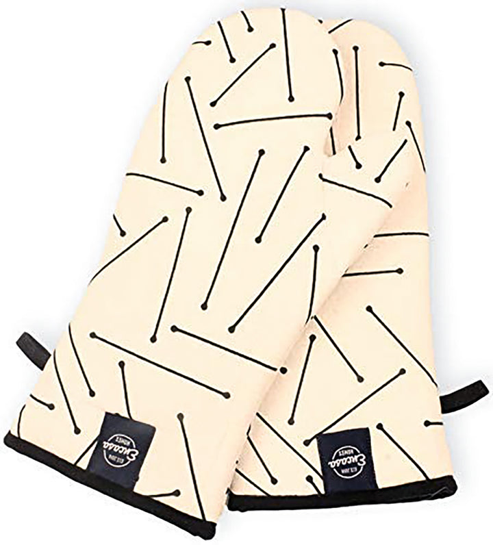 20s Sheeting Match Sticks Oven Gloves (Pack of 2)