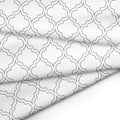 Cotton White Tiles Fabric (Pack of 1)