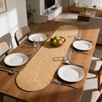 Jute Natural Bleach Table Runner