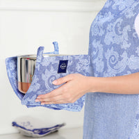 Cotton Blue Potholder (Pack of 2)