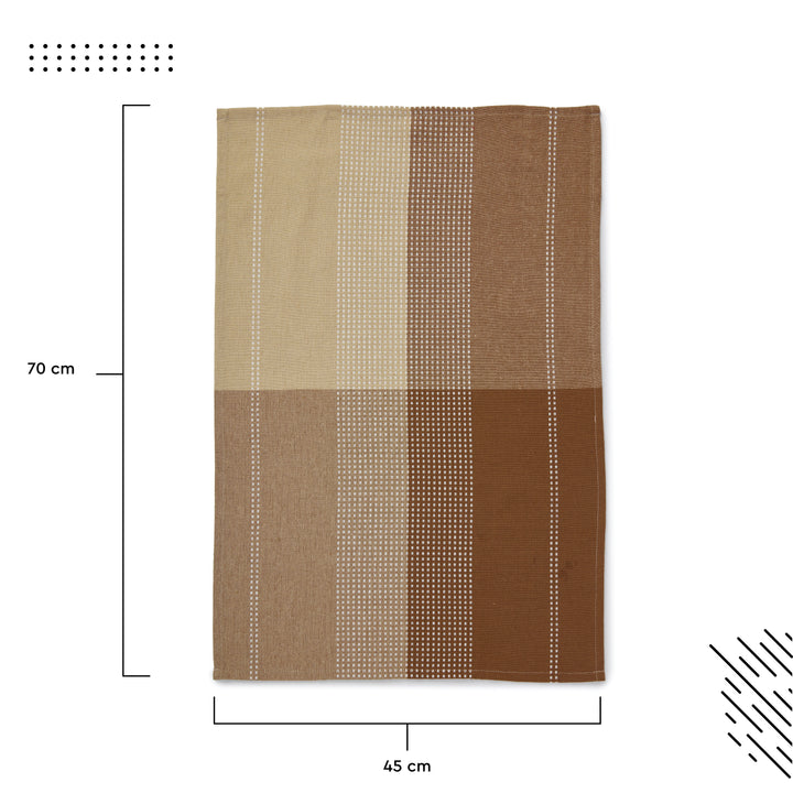Cotton Beige Kitchen Towel