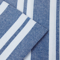 RC Yarn-Dyed Franca Blue Stripes Cushion Cover (Pack of 2)