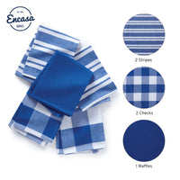Cotton Blue Kitchen Towel (Pack of 5)
