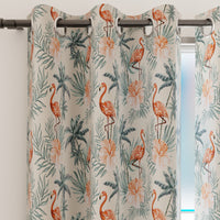 Blackout Flamingo Curtain (Pack of 2)