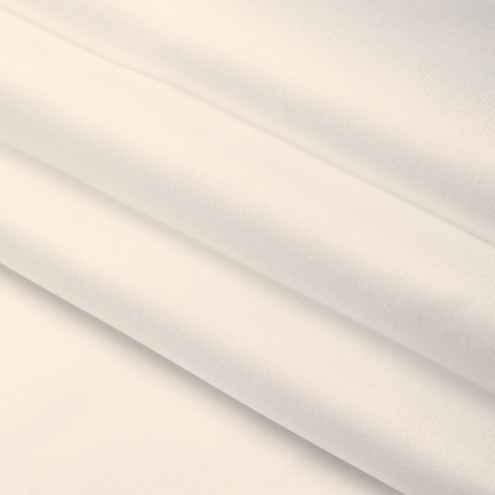 Polyester Solid Cream Fabric 1 Meter