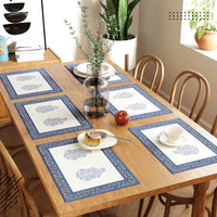 Cotton Indigo-01 Placemat (Pack of 6)
