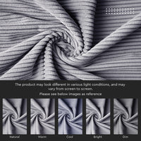 Corduroy Fabric by the Meter, 59" Wide Premium 238 GSM Polyester Upholstery & Sewing Material, Soft Ribbed Fabric for Sofa/Cushion Covers, Trousers, Curtains & DIY Crafts