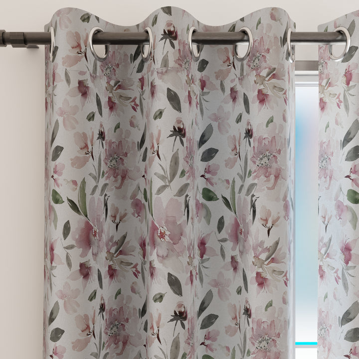 Blackout Polyester F1 Neutral Curtain (Pack of 2)