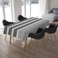 Cotton Grey Bunting Table Cloth (Pack of 1)