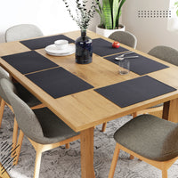 Cotton Solid Grey Placemat (Pack of 6)