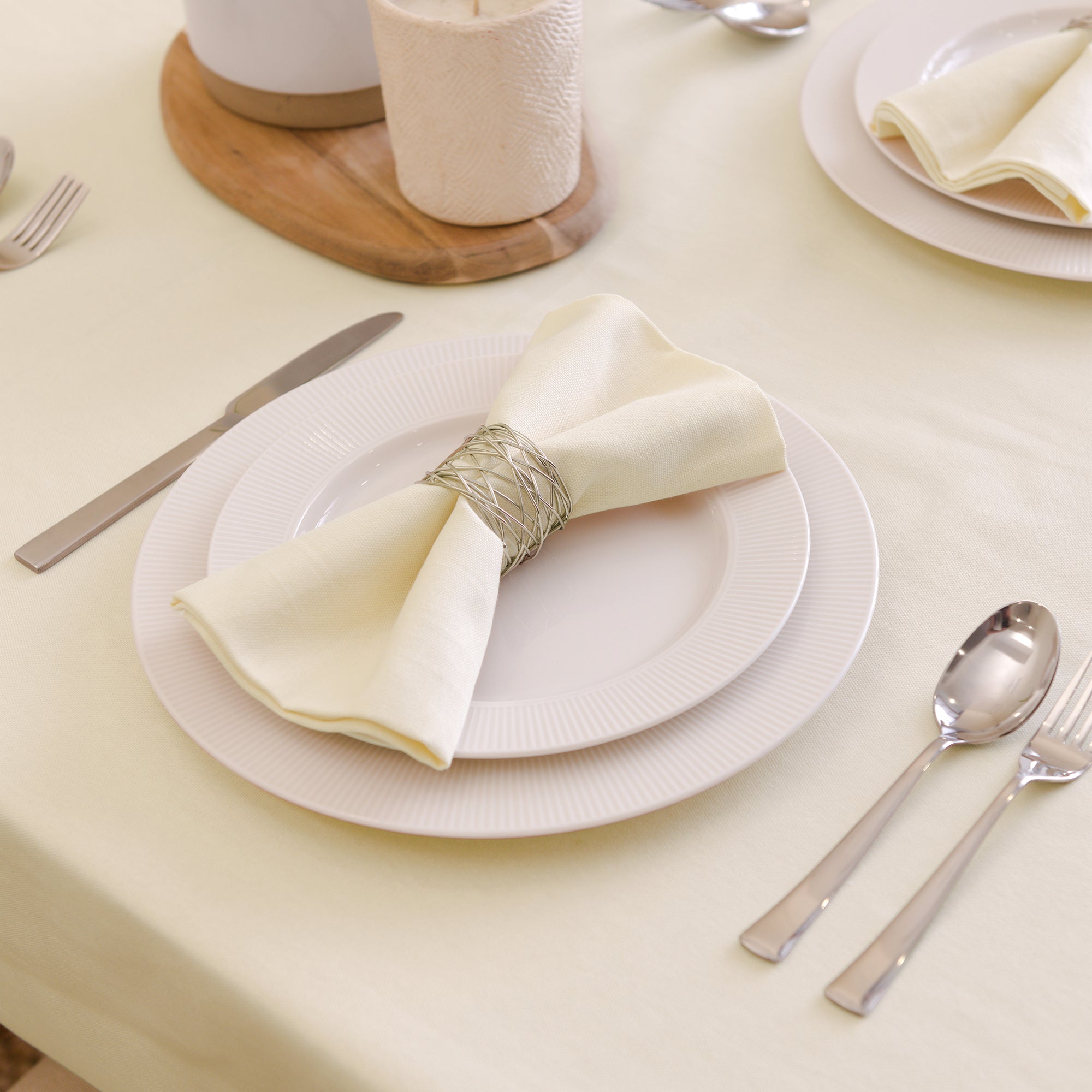 Cotton Natural Table Napkin (Pack of 4)