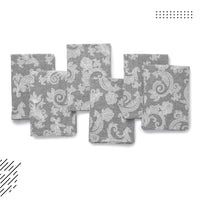 Cotton Grey Table Napkins (Pack of 12)