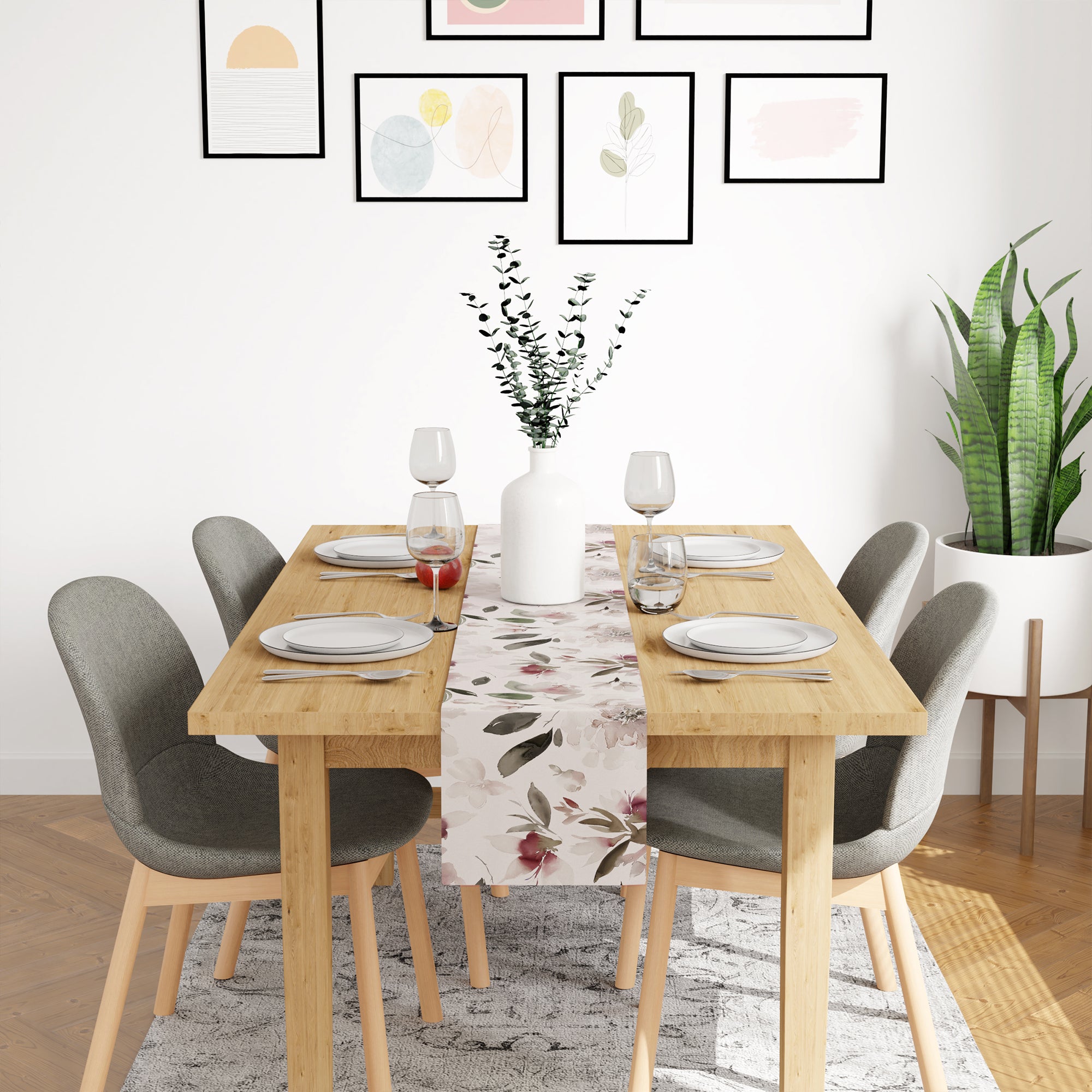 Blackout Polyester F1 Neutral Table Runner (Pack of 1)