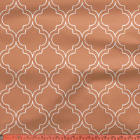 Printed Satin Fabric by Meter | Wide - 58 Inch Width (147 cm) | Soft Polyester Cloth for Curtains, Cushion Covers, Dresses, Kurtis, Crafts, Craft Sewing & Home Decor