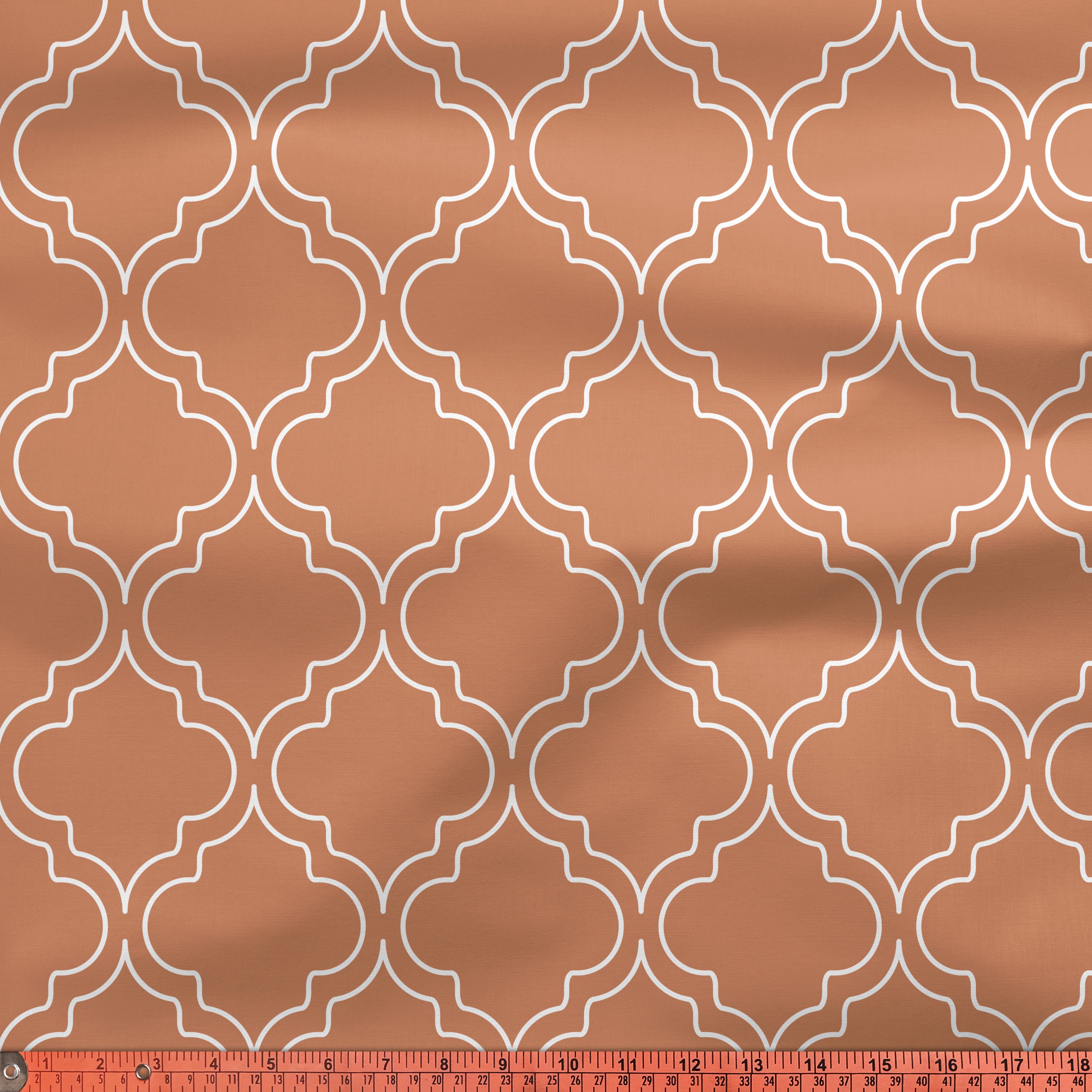 Printed Satin Fabric by Meter | Wide - 58 Inch Width (147 cm) | Soft Polyester Cloth for Curtains, Cushion Covers, Dresses, Kurtis, Crafts, Craft Sewing & Home Decor